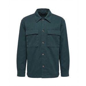 Mode of One NWT Relaxed Fit Utility Shirt Jacket Deep Malachite